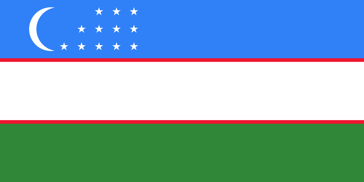 Flag of Uzbekistan svg